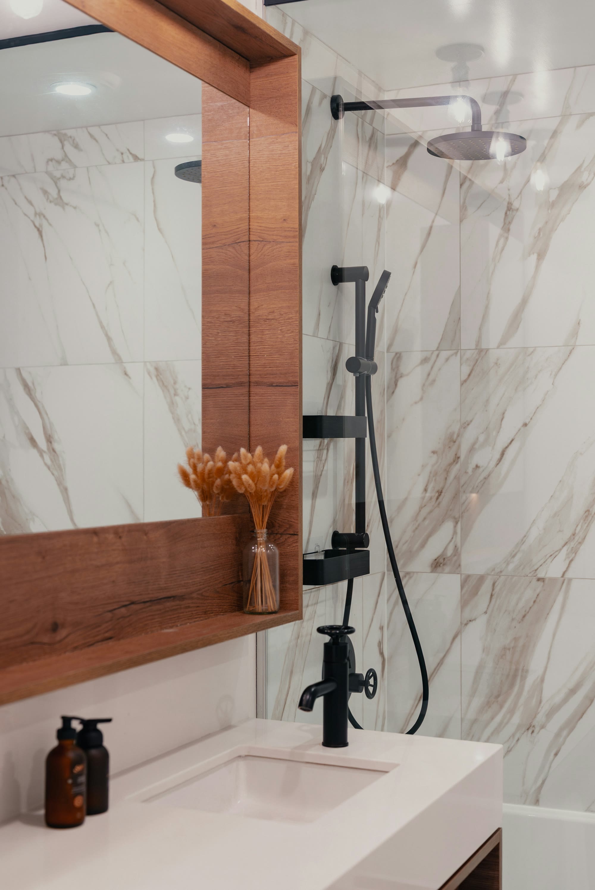 Modern bathroom remodel